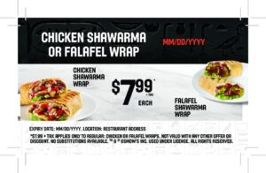 $7.99 CSFW Promo Card 3.5" x 2"