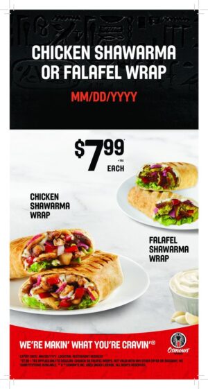 $7.99 CSFW Register Cling 5.5" x 11"