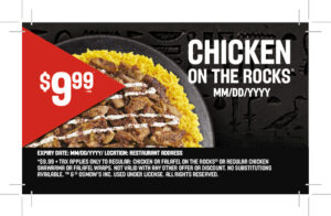 COTR $9.99 Promo Card 3.5" x 2"