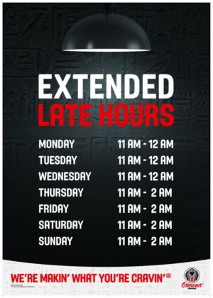Extended Hours A-Frame 23.5" x 33.25"