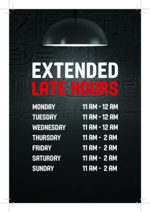 Extended Hours Bag Stuffer 4" x 6"