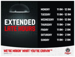 Extended Hours Lawn Sign 24" x 18"