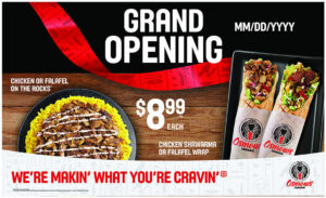 GO $8.99 Mobile Sign 96" x 58"