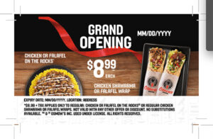 GO $8.99 Promo Card 3.5" x 2"