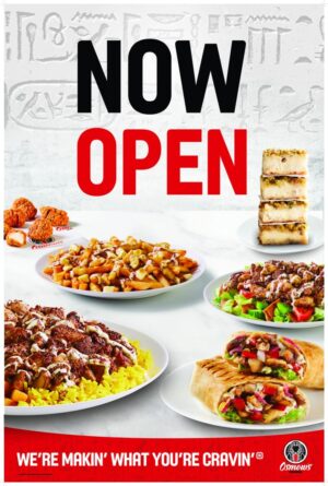 Now Open Window Poster 24" x 36"