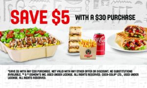 Save $5 Promo Card 3.5" x 2"