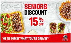 Senior Discount Mobile Sign 96" x 58"