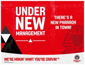 Under New Management Lawn Sign 24" x 18"