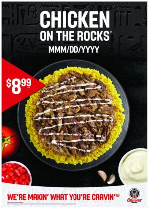 COTR $8.99 A-Frame 23.5" x 33.25"