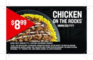 COTR $8.99 Promo Card 3.5" x 2"